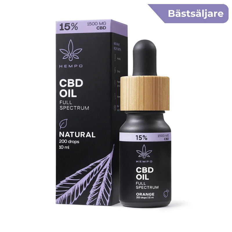 Bästa CBD olja Hempo 15%