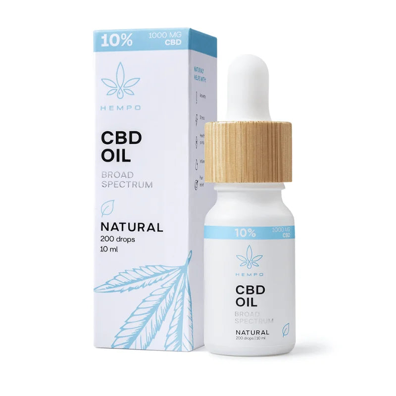 Hempo CBD olja utan THC, 10%