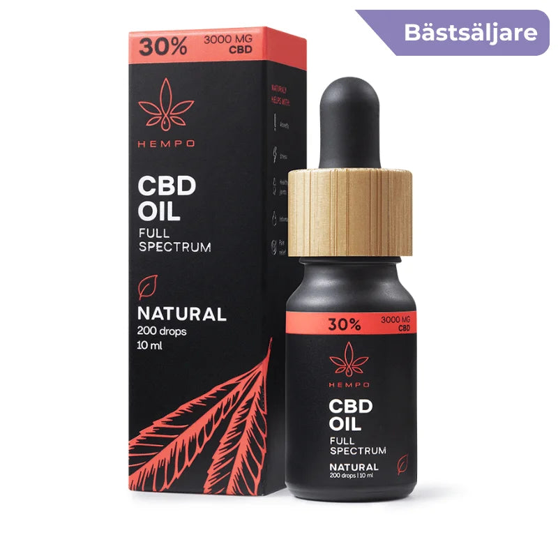 Starkaste CBD oljan Hempo 30%